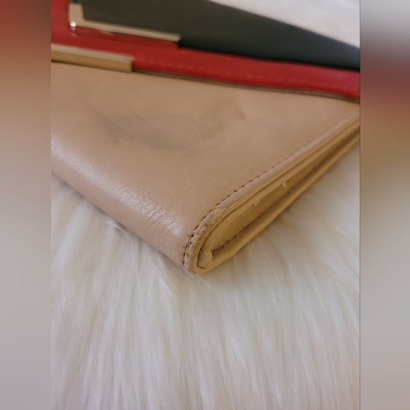 Aldo Cream & Black Envelope Clutch - Picture 5 of 7